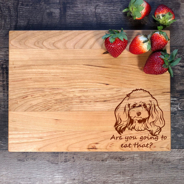 Poodle Cutting Board Personalized Gift