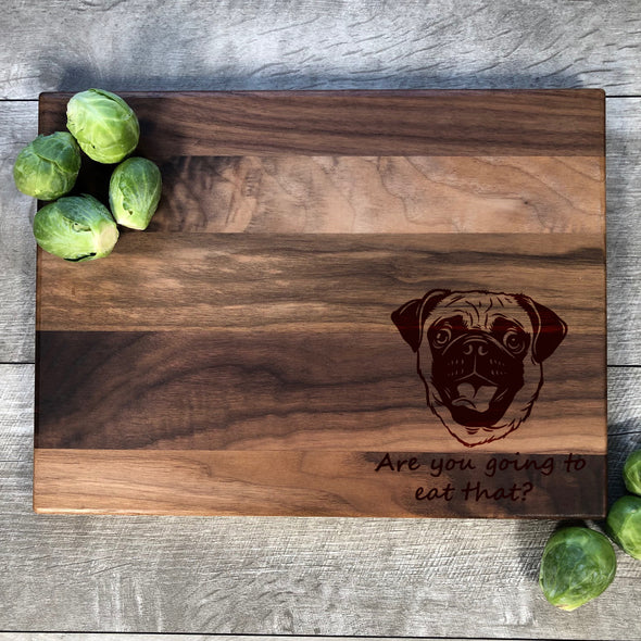 Pug Cutting Boards Personalized Gift