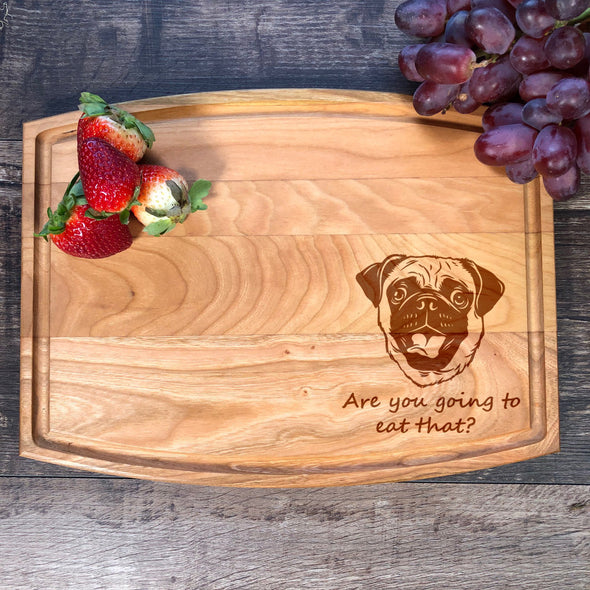 Pug Cutting Boards Personalized Gift