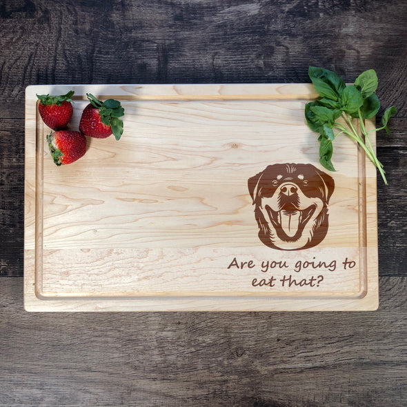 Rottweiler Cutting Board Gift for Dog Owner