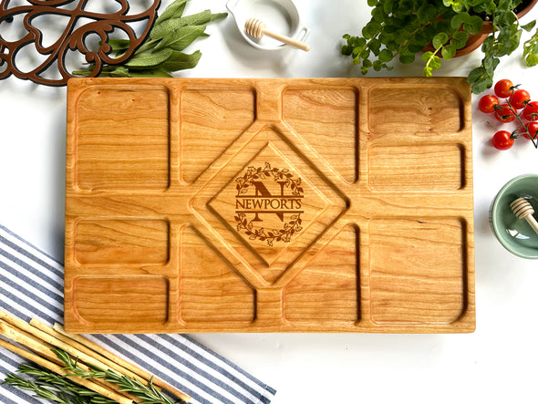 Personalized Charcuterie Board. Monogram Letter. Cheese Board. Wedding Gift. Ch142