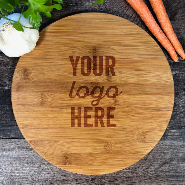 Your Logo Here. Wood Cutting Board. Personalized Board. M35