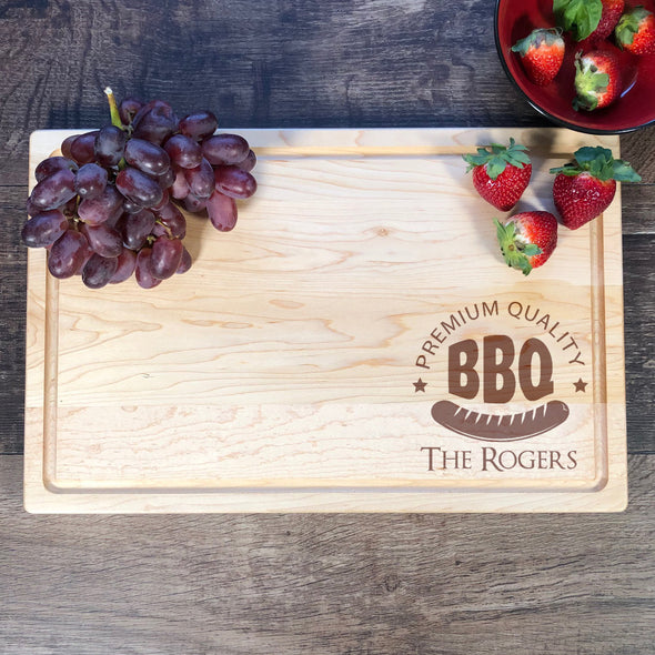 Personalized Cutting Board. Premium Quality BBQ. M37
