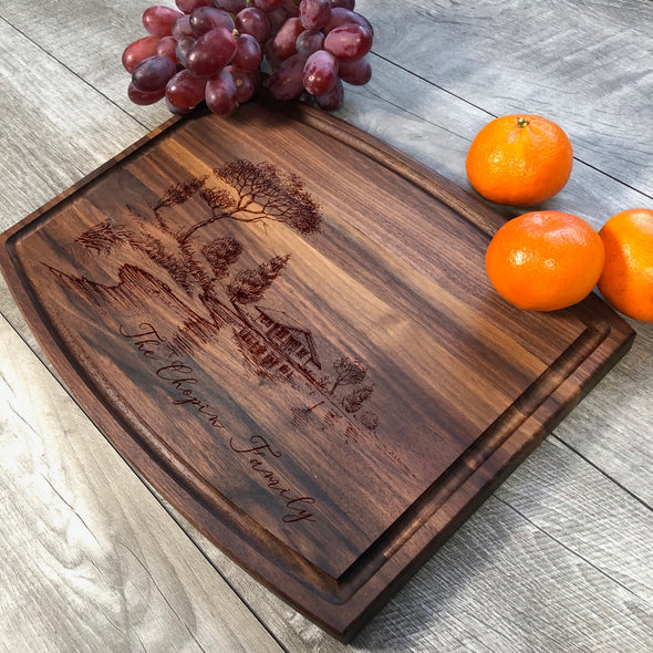 Custom Cutting Board. Personalized Gift. M42