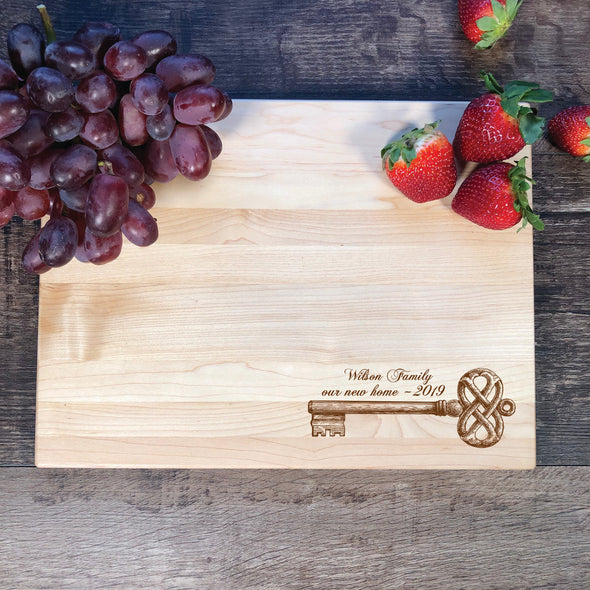 And So The Adverture Begins. Custom Cutting Board. Housewarming Gift. M21